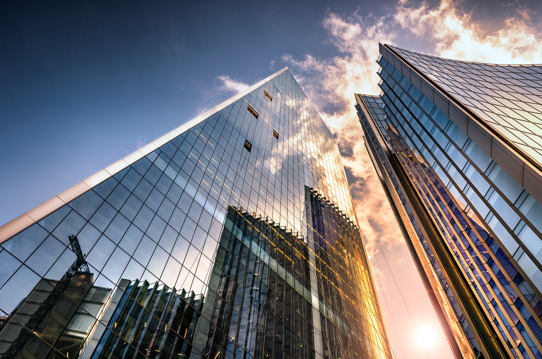 Buildings angled